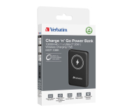 Verbatim Charge 'n' Go Magnetic Wireless Power Bank 10000mAh czarny - 1236529 - zdjęcie 2